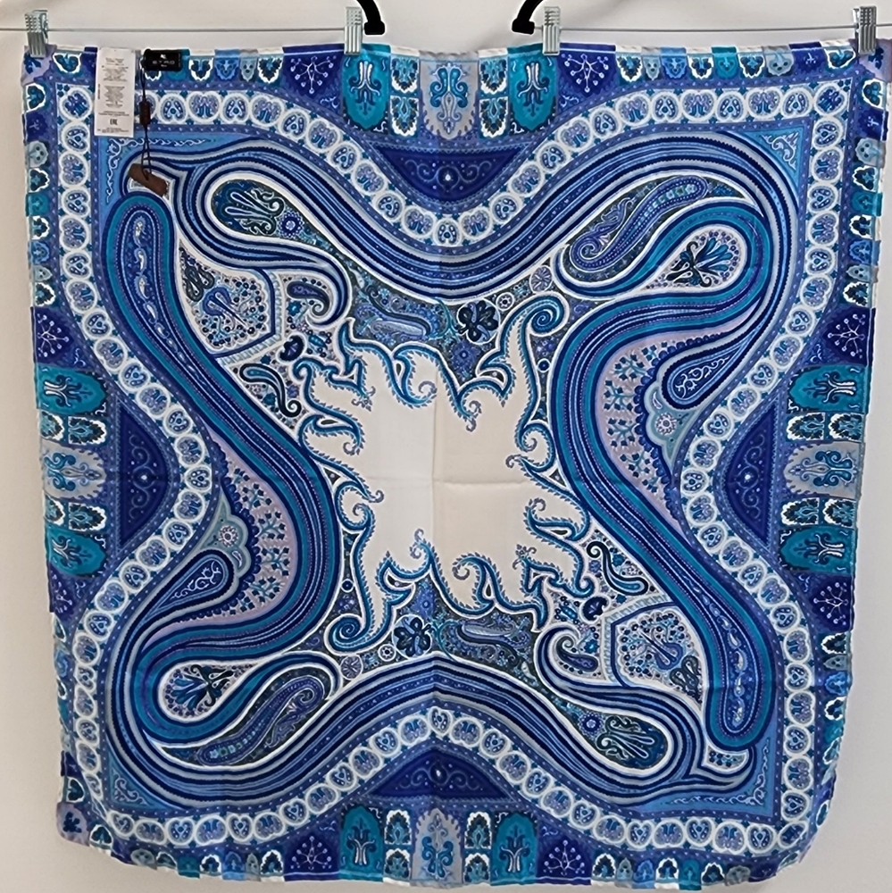 Etro Paisley Silk Scarf